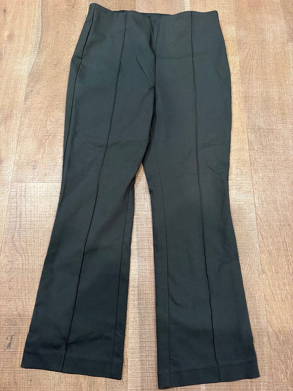 Loft Ann Taylor Womens Pants Size 10 Stretch Fabric High Waist Flared Side Zip